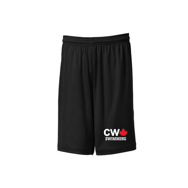 CW unisex shorts, black