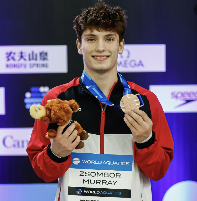Felicitations a Nathan ZsomborMurray, a la Coupe du Monde du plongeon