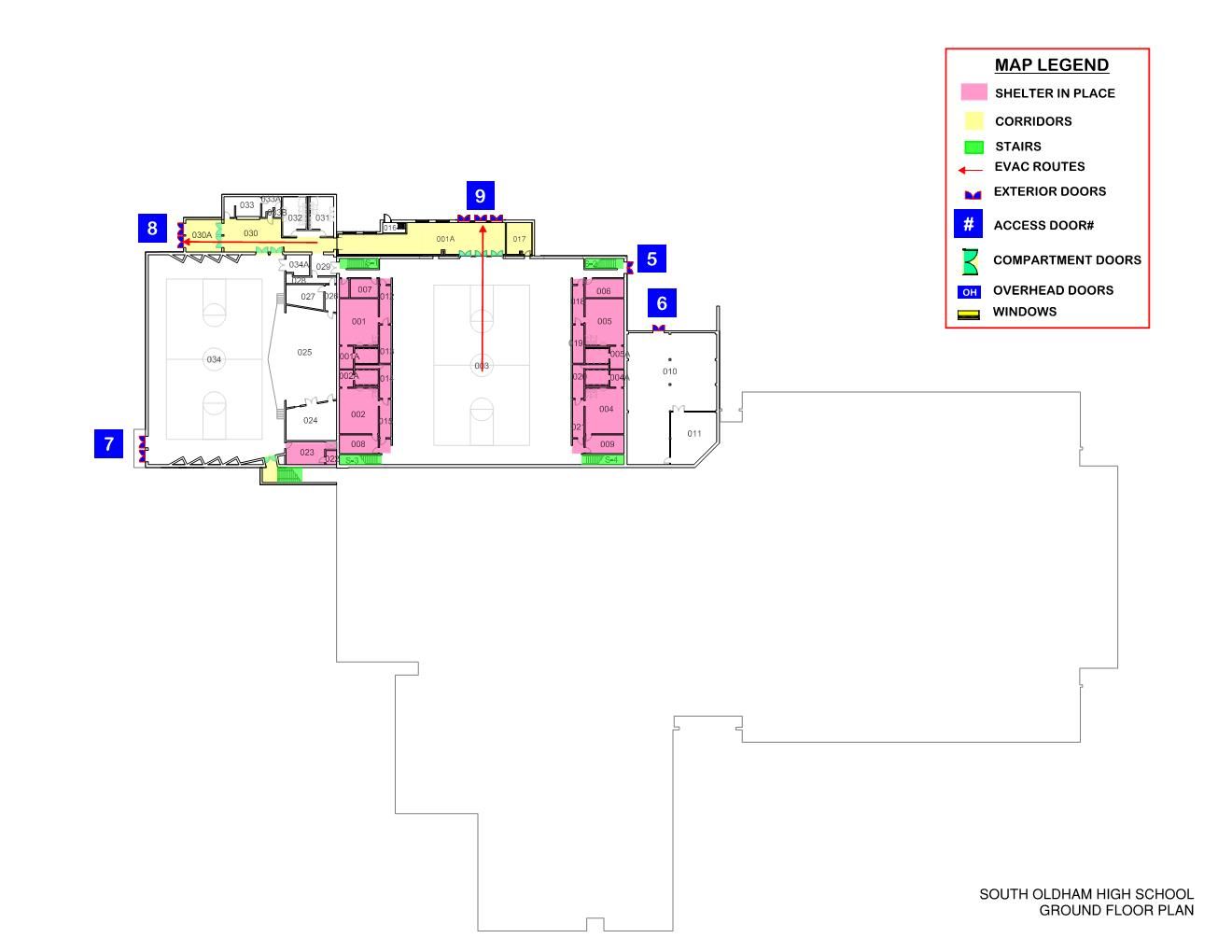 Venue Map - South Oldham HS
