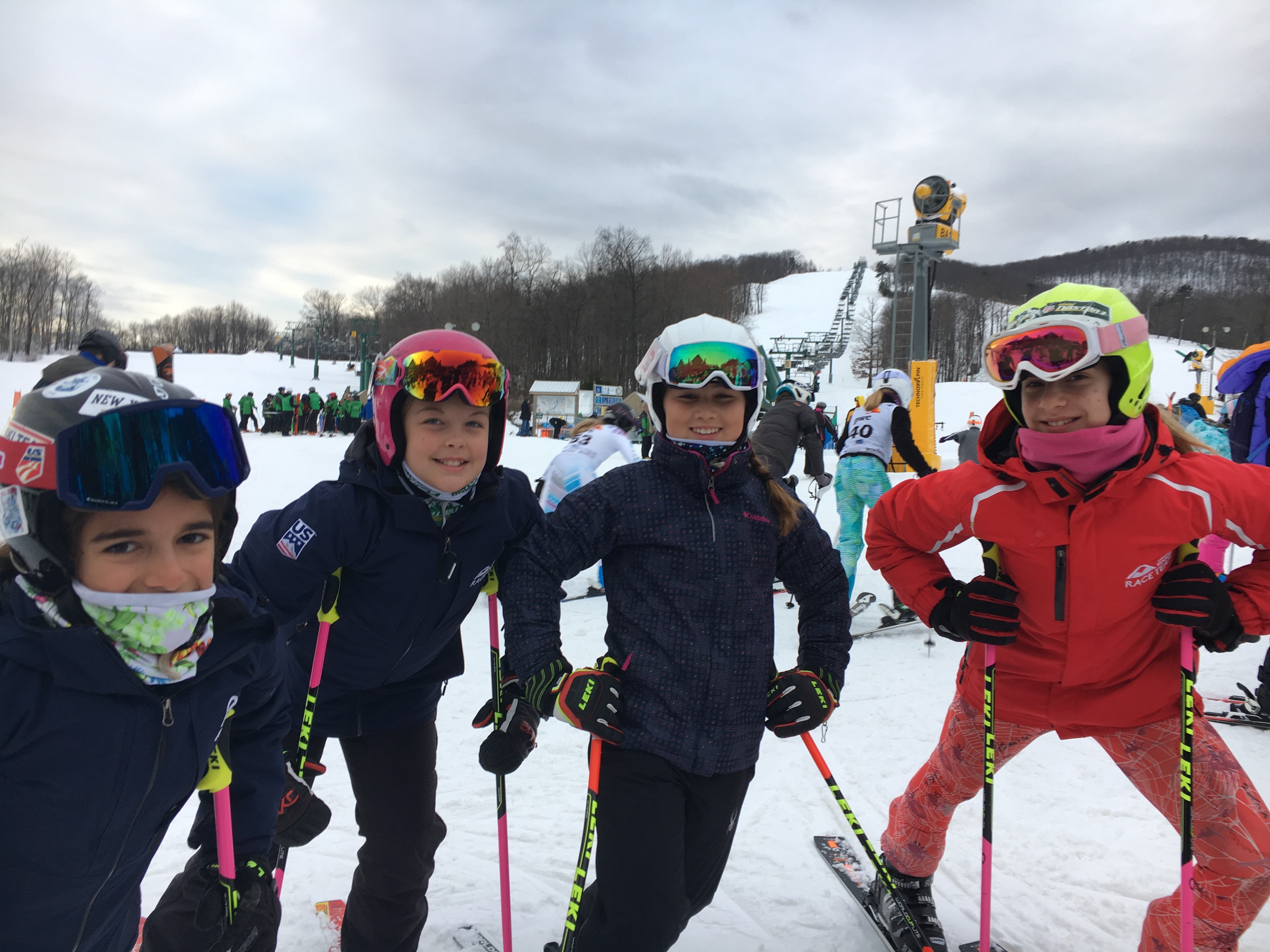 U12 LMRT Girls Alienor, Claire S., Tara, and Sienna