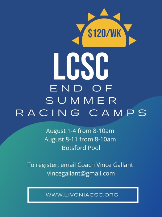 Livonia Community Swim Club (LCSC) Home