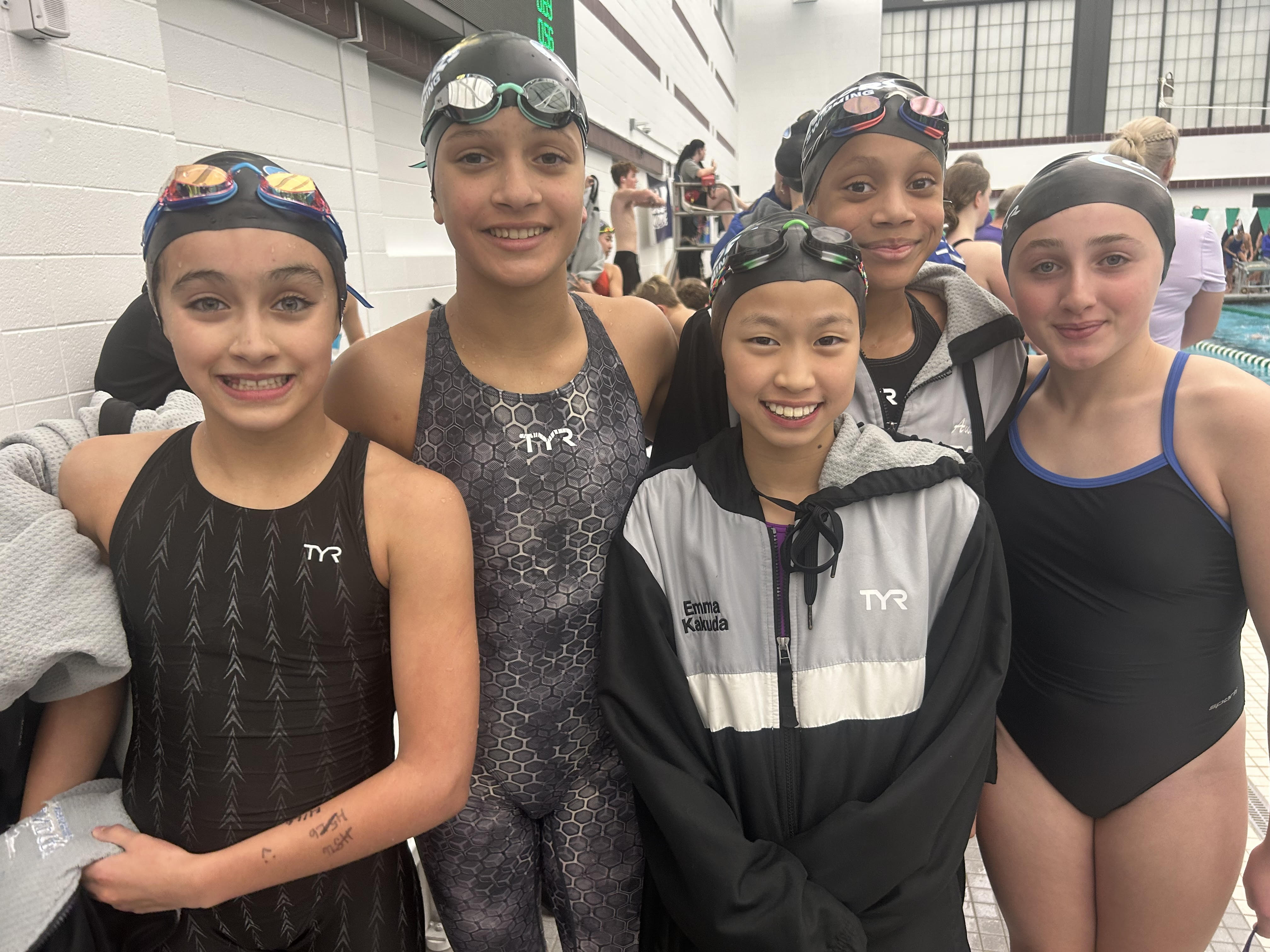 Gold & Gold Elite swimmers