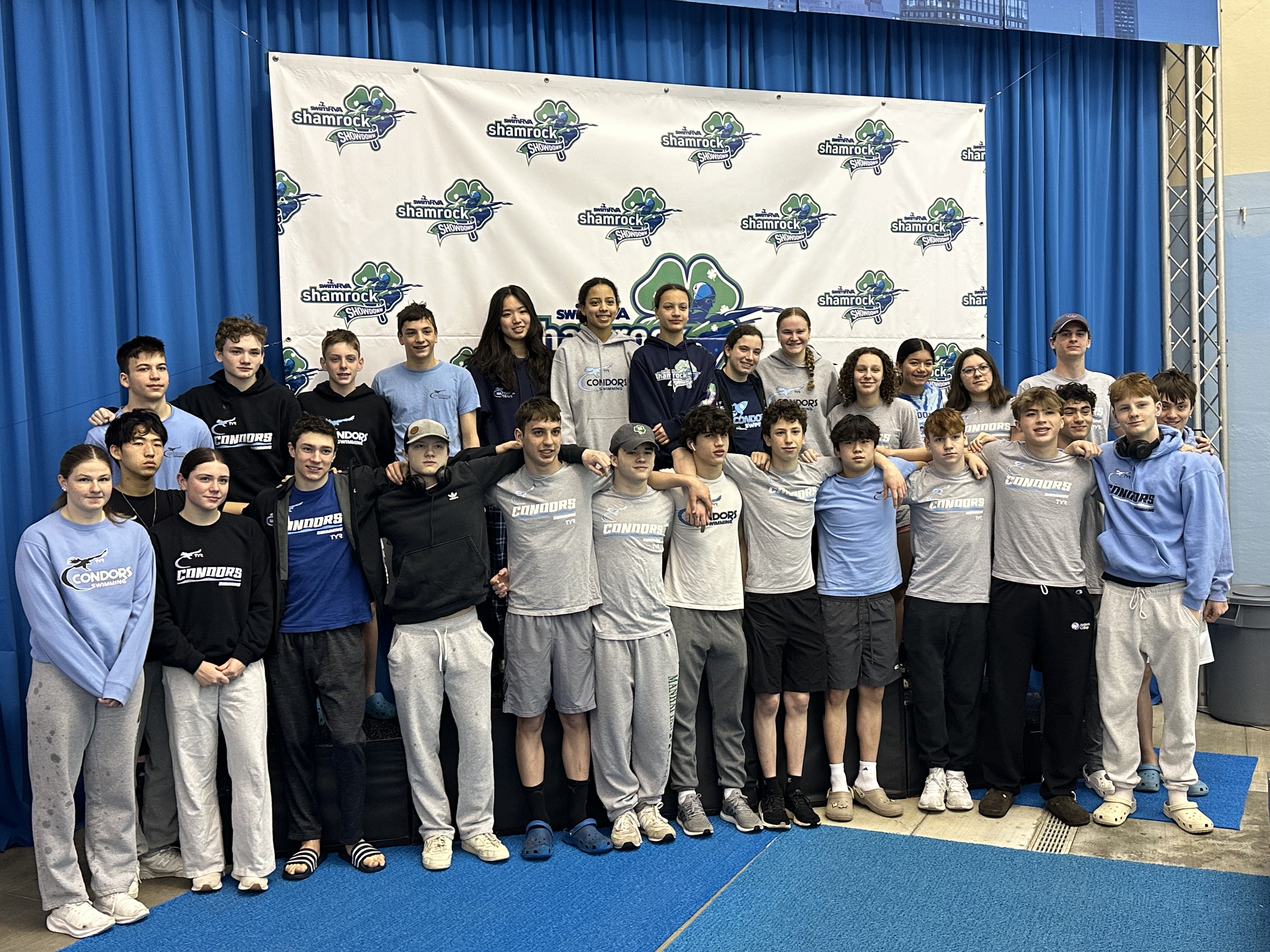 Senior Groups swimmers