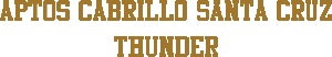 Aptos Cabrillo Santa Cruz Thunder Swim Club