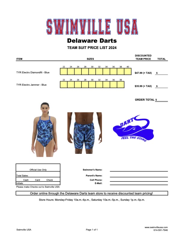 DART Stingrays Swimville