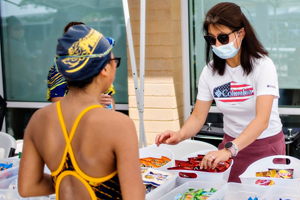 Parents & Swimmers in Action