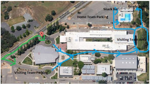 Loomis parking map
