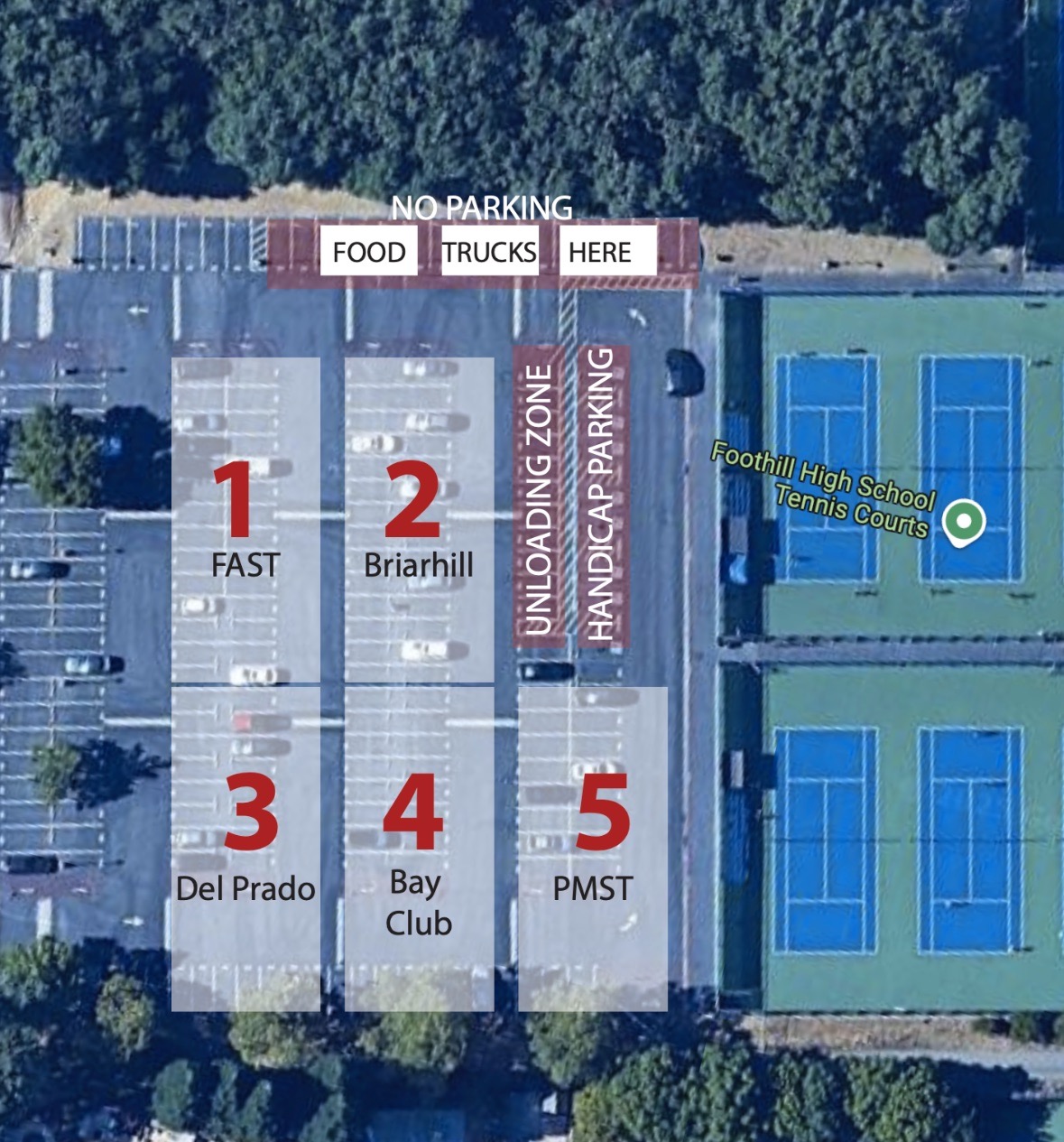Champs @ Foothill Setup