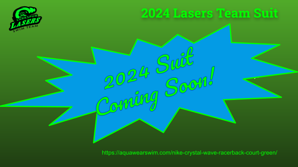 Larkspur Lasers Swim Team Team Uniform